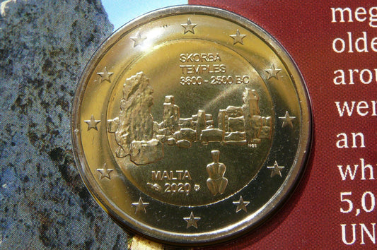 2 EURO MALTA 2020 ŚWIĄTYNIE SKORBA OFICJALNE WYDANIE