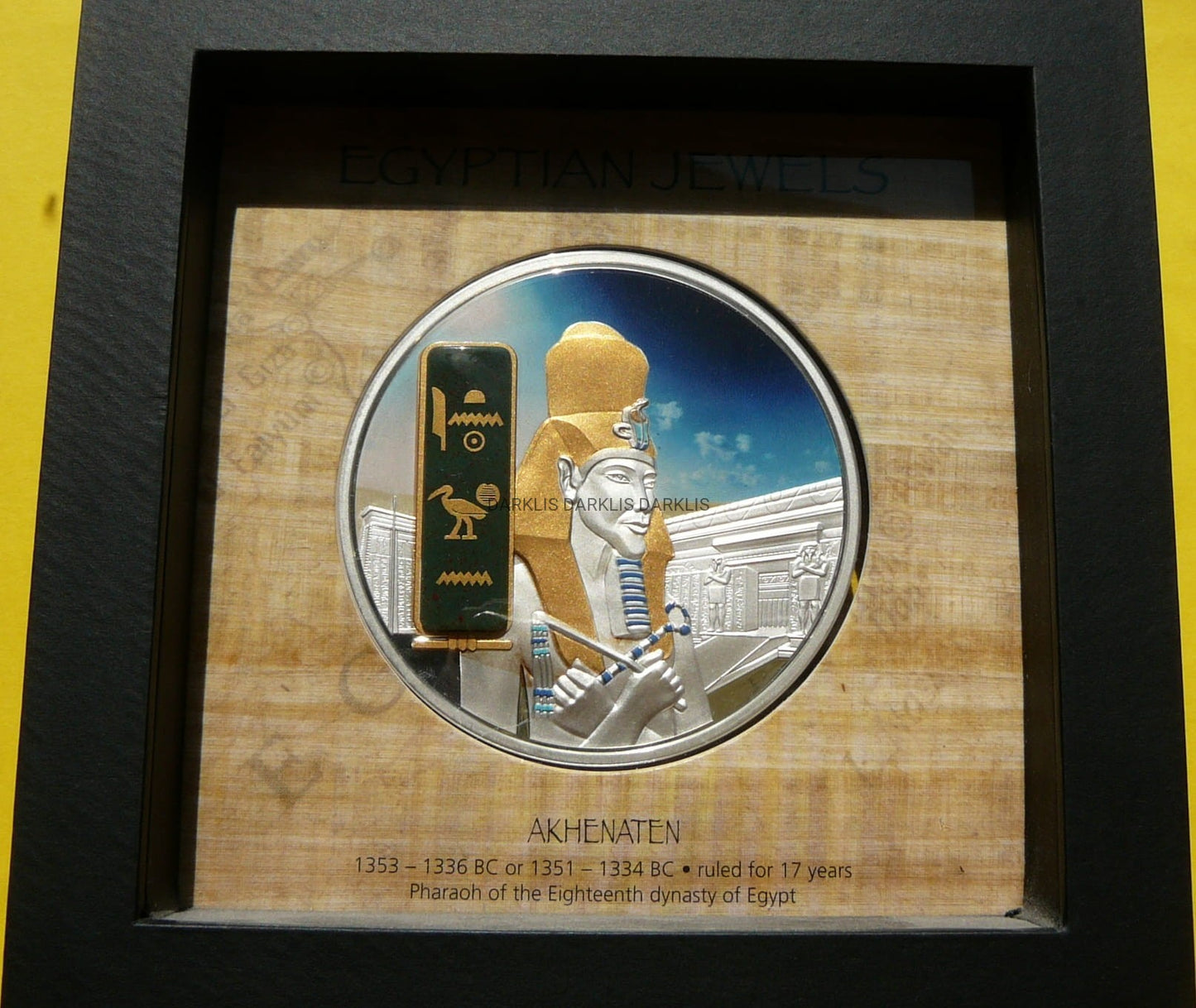 FIJI 50$ 2013 FARAON AKHENATEN KLEJNOTY EGIPTU 2Oz