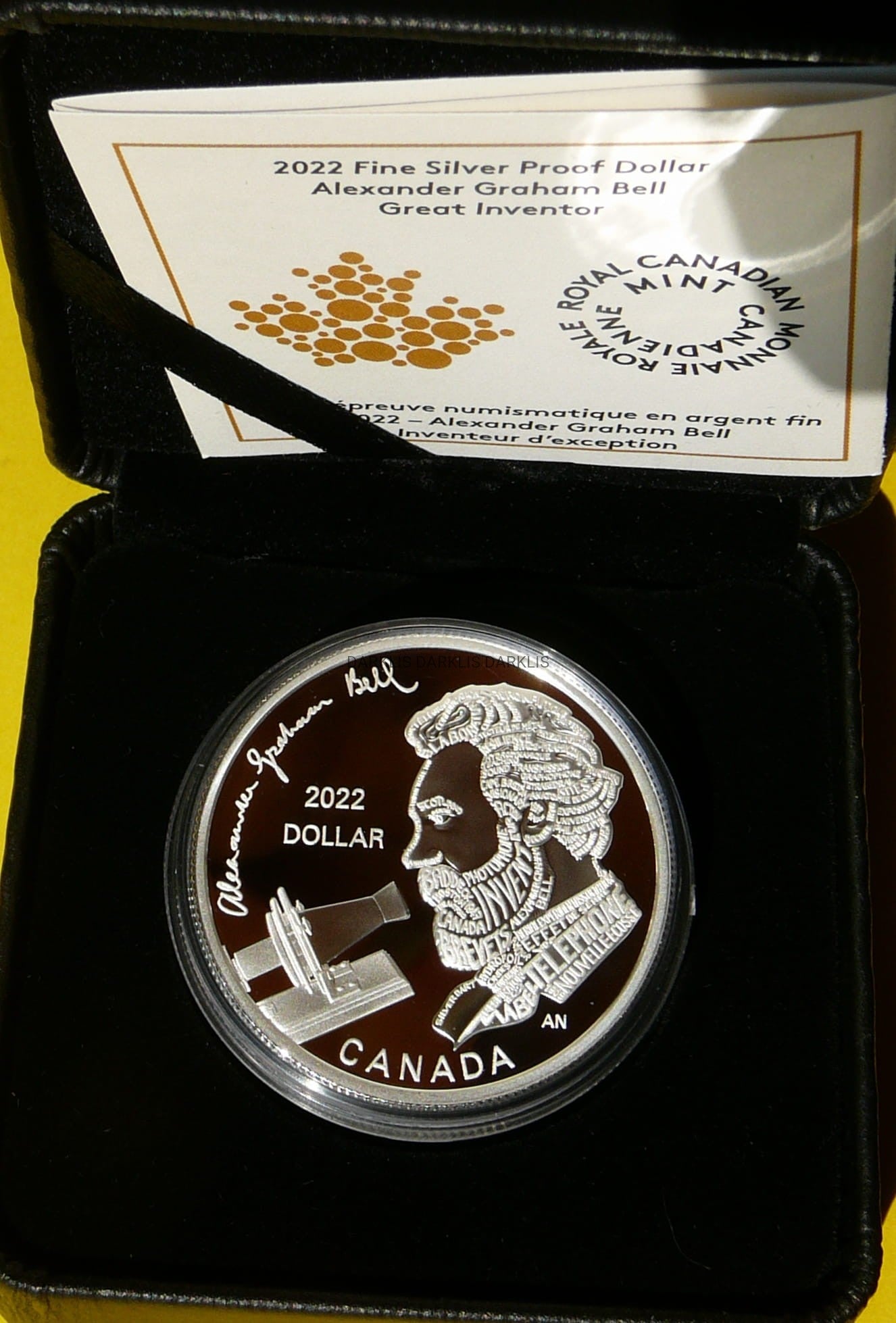 1$ KANADA 2022 ALEKSANDER GRAHAM BELL WYNALAZCA