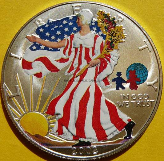 1$ USA 2002 BOGINI LIBERTY ŚWIATOWY DZIEŃ MŁODZIEŻY