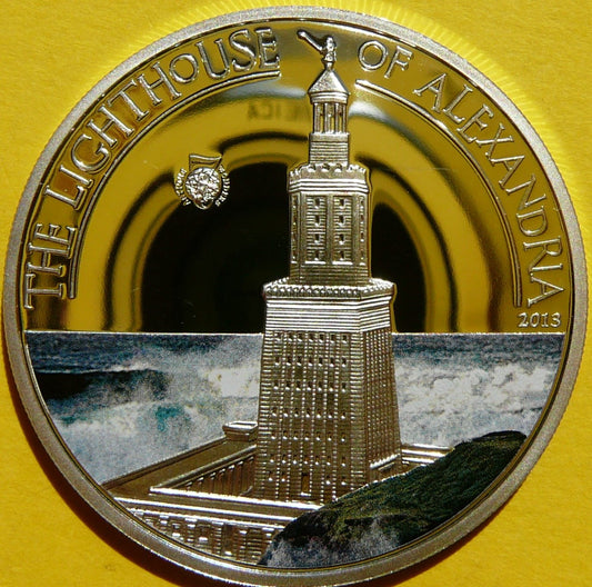 5$ PALAU 2013 LATARNIA FAROS ALEKSANDRIA 7 CUDÓW ŚWIATA