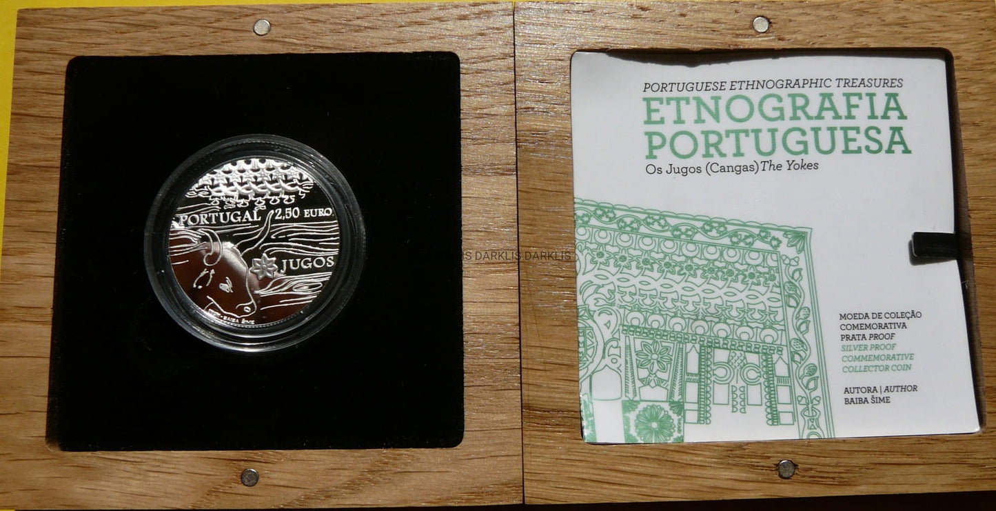 2.5 EURO PORTUGALIA 2014 JARZMO ETNOGRAFIA PROOF