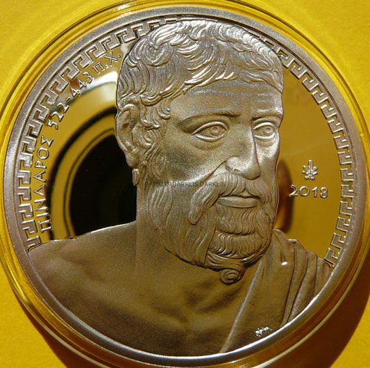 10 EURO GRECJA 2018 PINDAR KULTURA GRECKA RZADKA