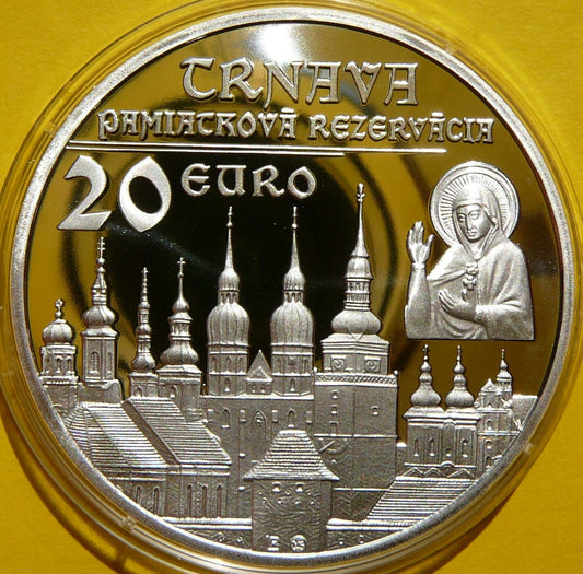 20 EURO SŁOWACJA 2011 ZABYTKI w TRNAWIE PROOF