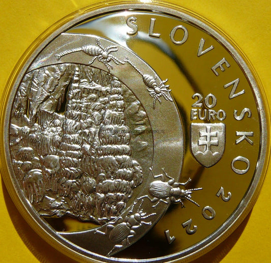 20 EURO SŁOWACJA 2021 DEMIANOWSKA JASKINIA PROOF