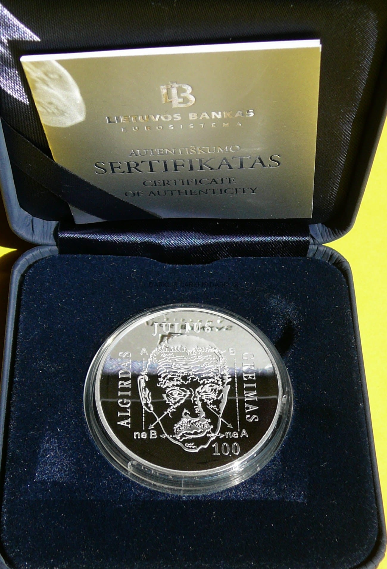 20 EURO LITWA 2017 ALGIRDAS JULIEN GREIMAS RZADKA