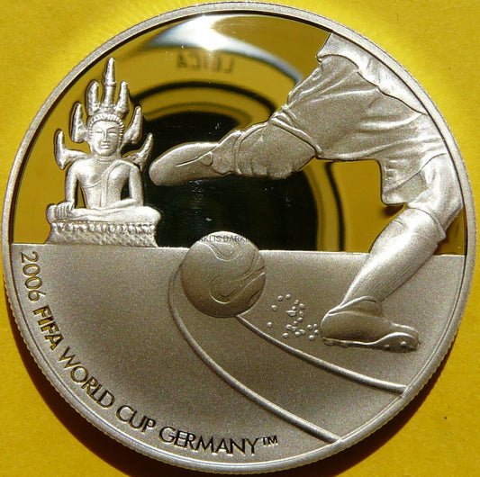 1000 KIP LAOS 2006 PIŁKA NOŻNA FIFA WORLD CUP MUNDIAL 2006
