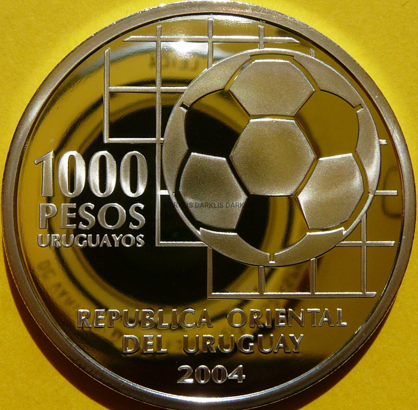 1000 PESOS URUGWAJ PIŁKA NOŻA FIFA WORLD CUP MUNDIAL 2006