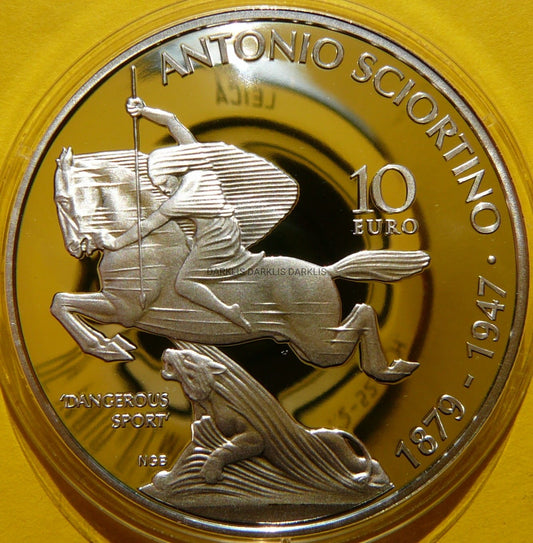 10 EURO MALTA 2016 ANTONIO SCIORTINO ARTYSTA RZADKA