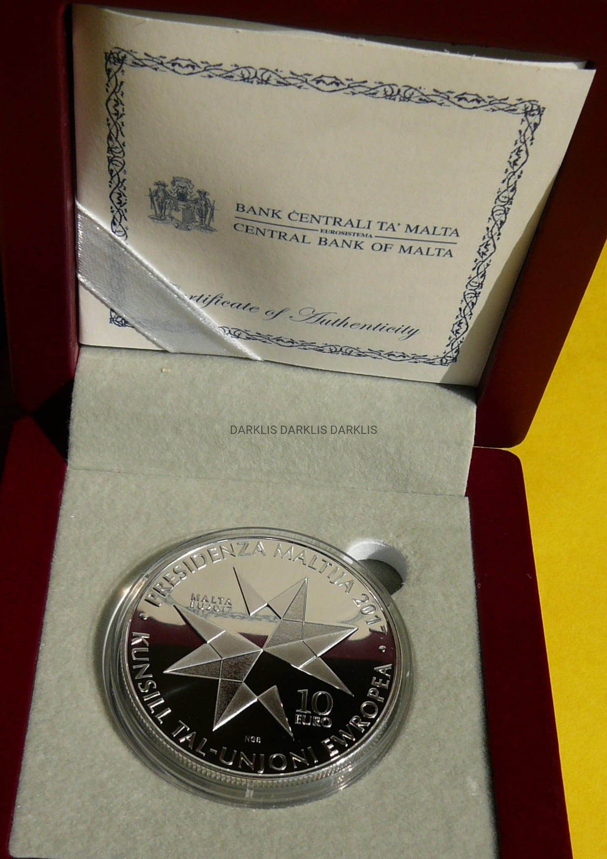 10 EURO MALTA 2017 MALTAŃSKA PREZYDENCJA w UE RZADKA