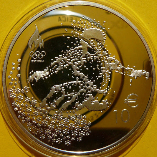 10 EURO ESTONIA 2018 ZIMOWA OLIMPIADA PJONGCZANG