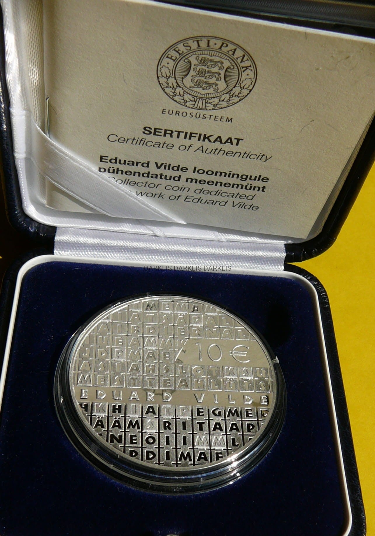 10 EURO ESTONIA 2015 150 ROCZNICA URODZIN EDUARD VILDE
