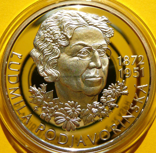 10 EURO SŁOWACJA 2022 LUDMIŁA PODJAVORINSKA ROCZNICA