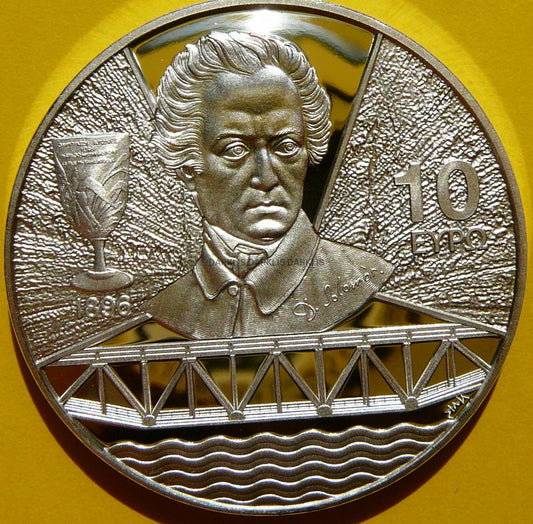 10 EURO GRECJA 2017 WIEK ŻELAZA i SZKŁA DIONISIOS SOLOMOS
