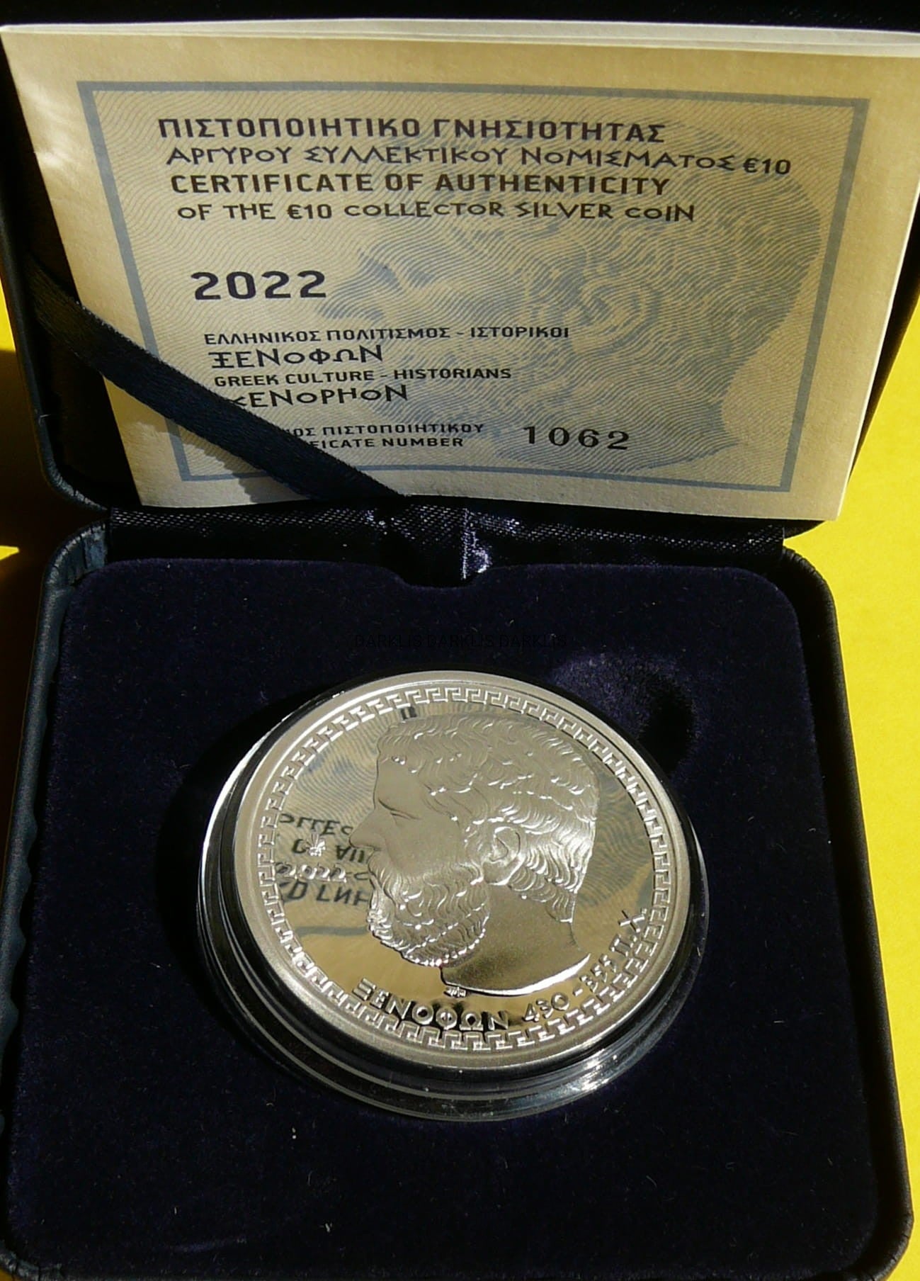 10 EURO GRECJA 2022 KSENOFONT z ATEN KULTURA GRECKA