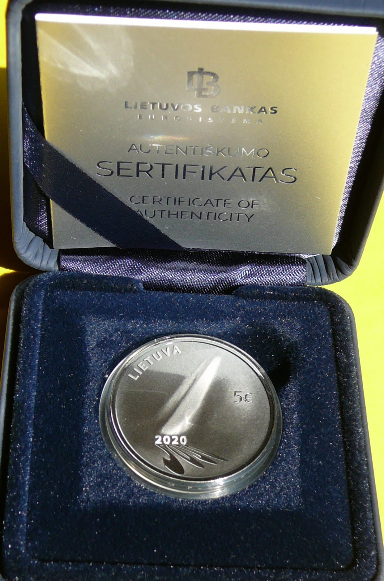 5 EURO LITWA 2020 NADZIEJA HOPE PROOF RZADKA