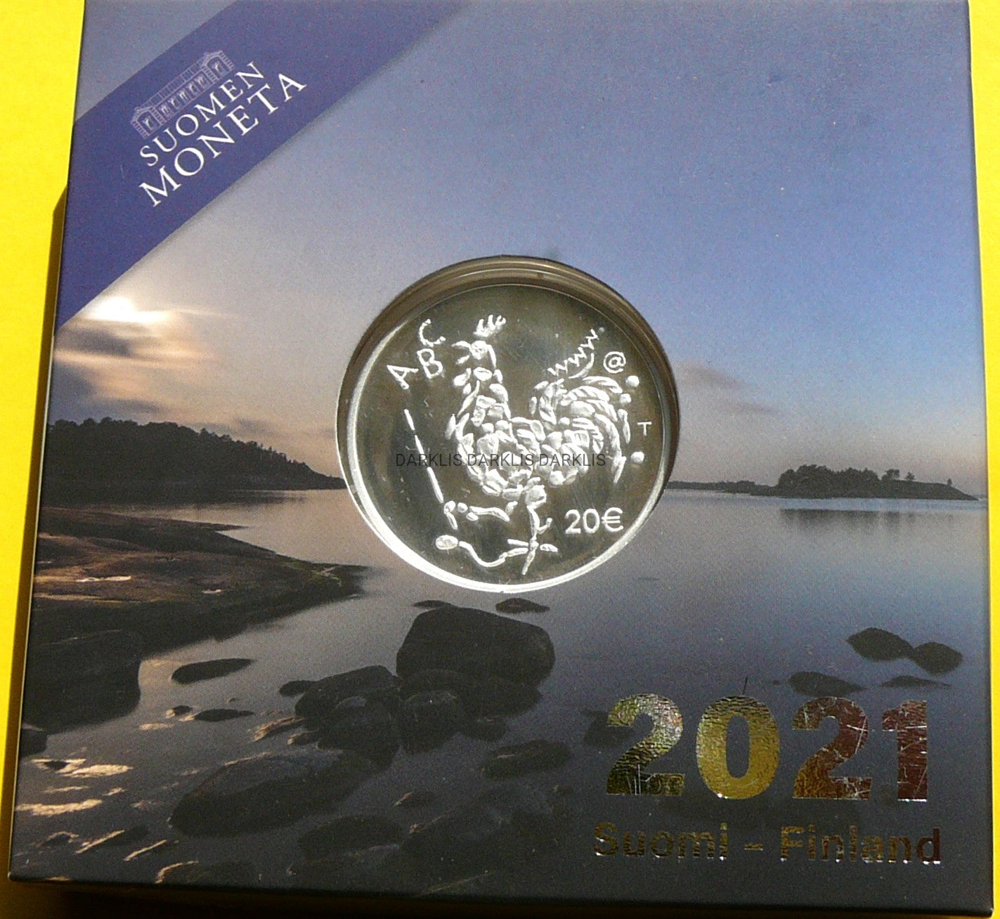 20 EURO FINLANDIA 2021 KOGUT 100 LAT OBOWIĄZKOWEJ EDUKACJI