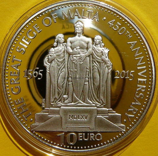 10 EURO MALTA 2015 - 450 ROCZNICA OBLĘŻENIA MALTY