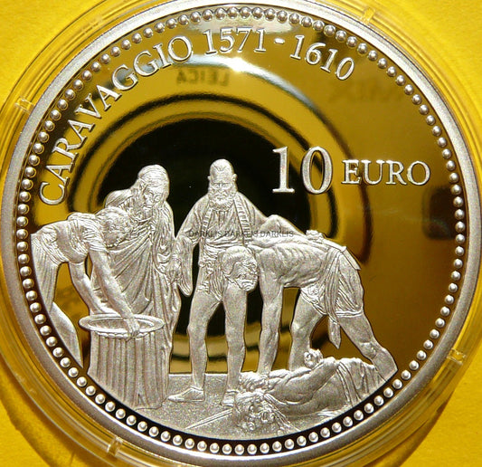 10 EURO MALTA 2022 CARAVAGGIO ŚCIĘCIE ŚW JANA CHRZCICIELA