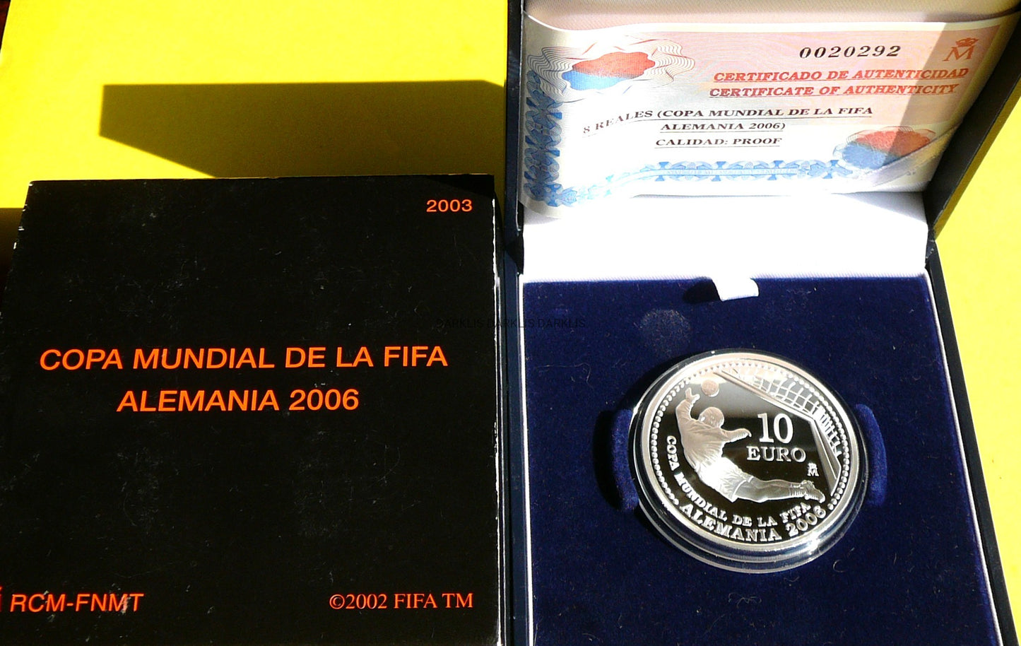 10 EURO HISZPANIA 2003 PIŁKA NOŻNA FIFA CUP MUNDIAL 2006