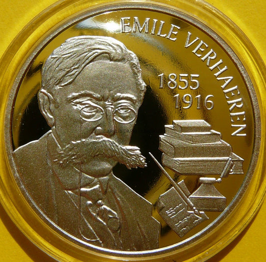 5 EURO BELGIA 2016 POETA EMILE VERHAEREN RZADKA