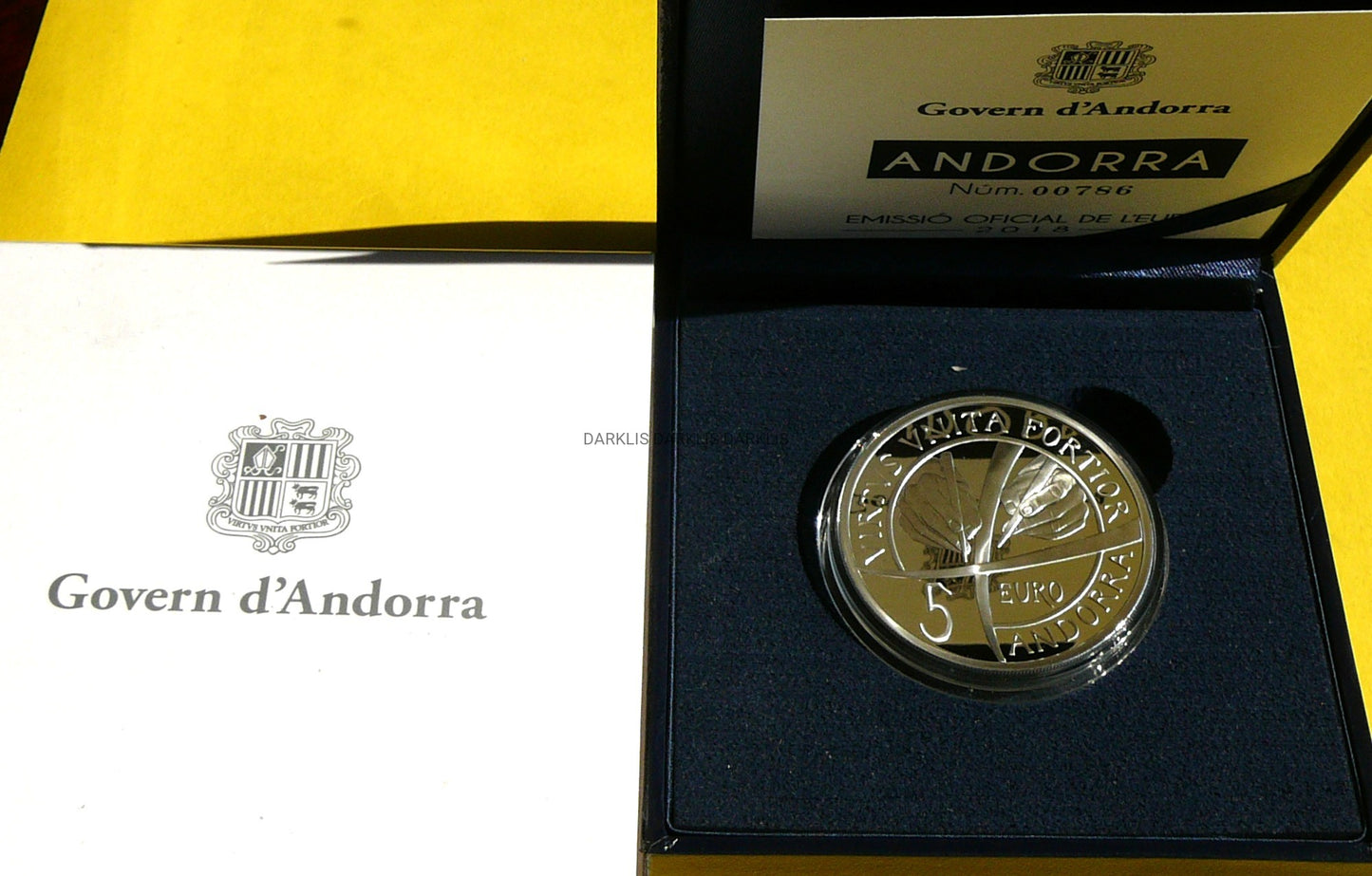 5 EURO ANDORA 2018 25 ROCZNICA KONSTYTUCJI ANDORY
