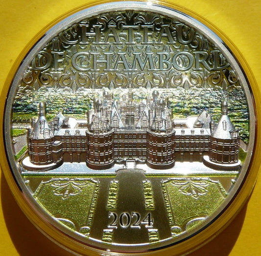 10$ COOK ISLANDS 2024 CHATEAU DE CHAMBORD HIGH RELIF