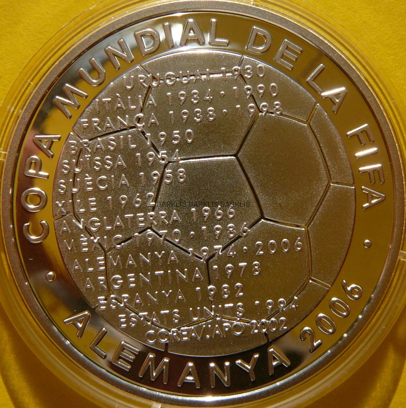 10 DINAR ANDORA 2003 PIŁKA NOŻNA FIFA MUNDIAL 2006