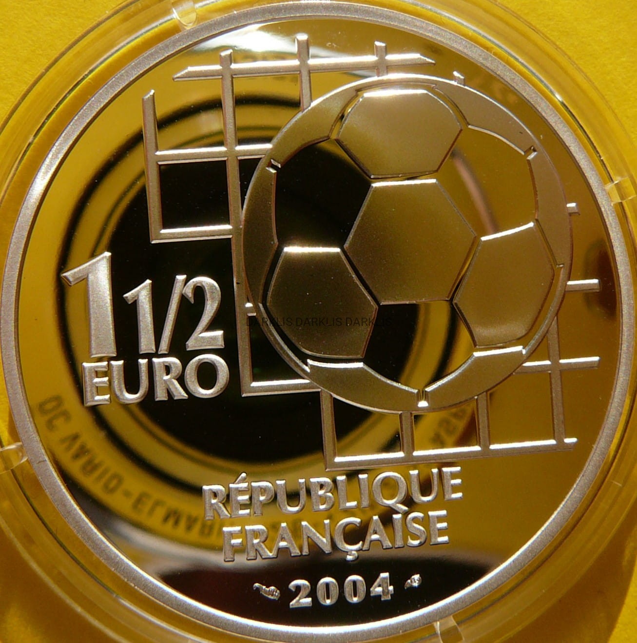1,5 EURO FRANCJA 2004 PIŁKA NOŻNA 100-LECIE FIFY