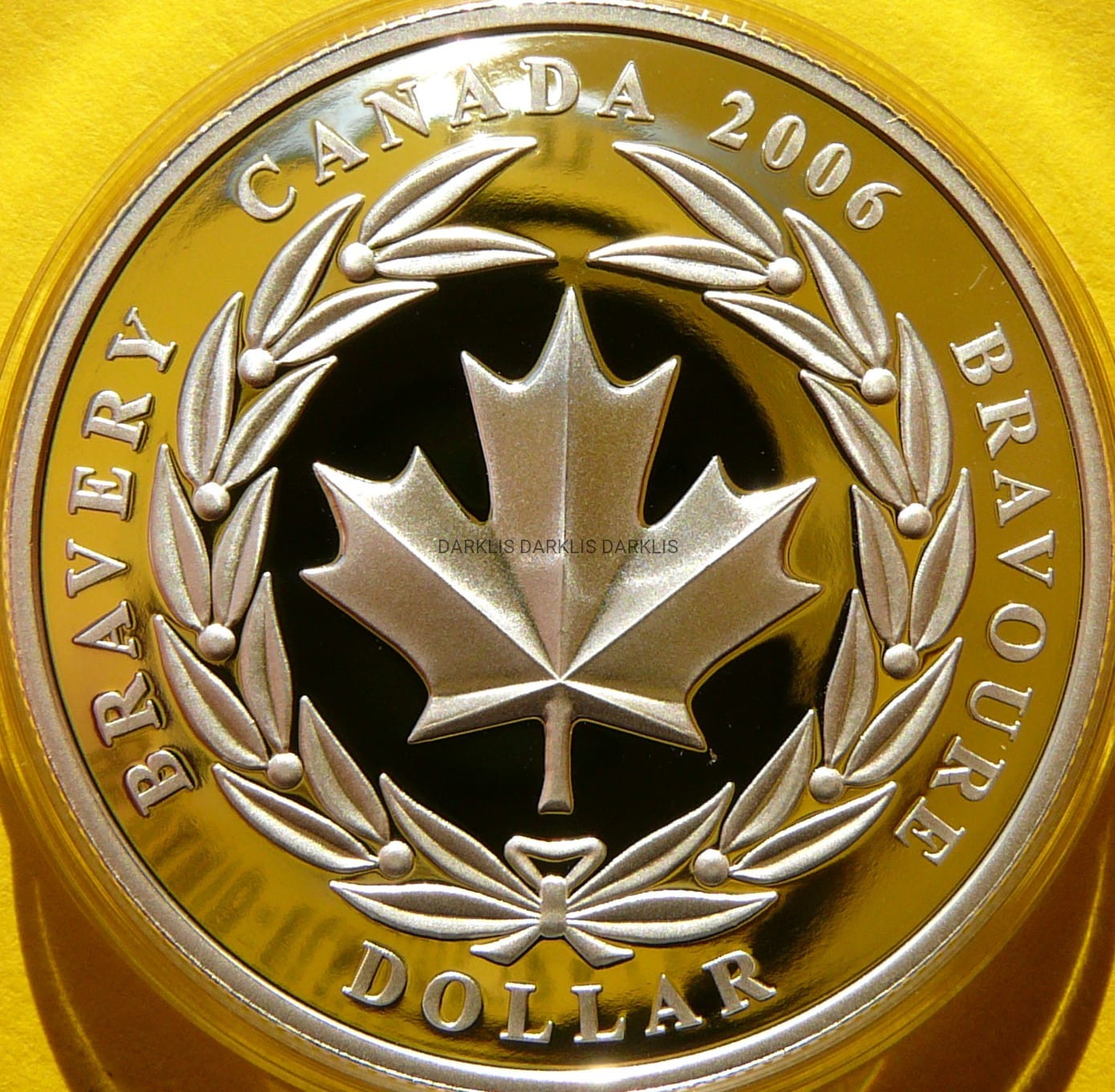 1$ KANADA 2006 KANADYJSKI MEDAL ZA ODWAGĘ