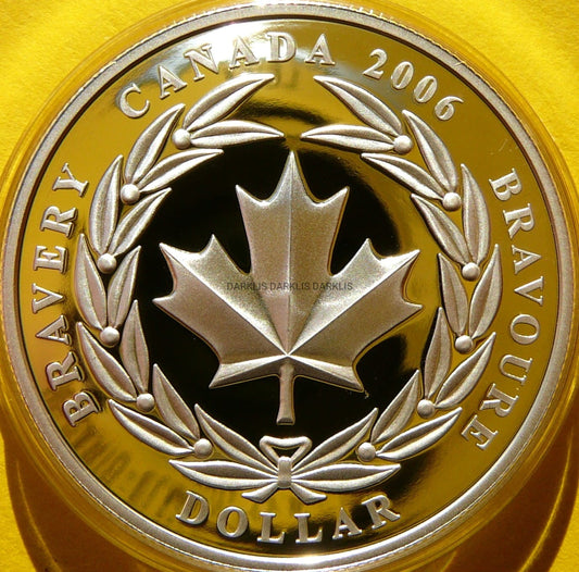 1$ KANADA 2006 KANADYJSKI MEDAL ZA ODWAGĘ