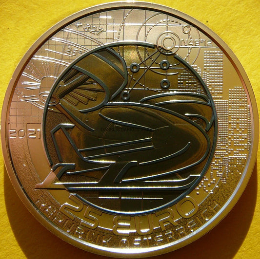 25 EURO AUSTRIA 2021 INTELIGENTNA MOBILNOŚĆ Ag + NIOB