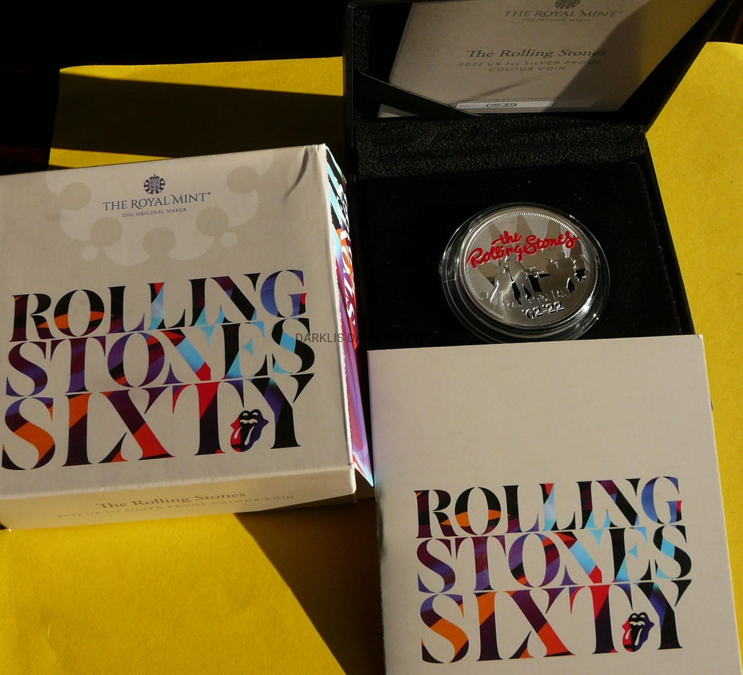 2 FUNTY BRYTANIA 2022 THE ROLLING STONES KOLOR PROOF