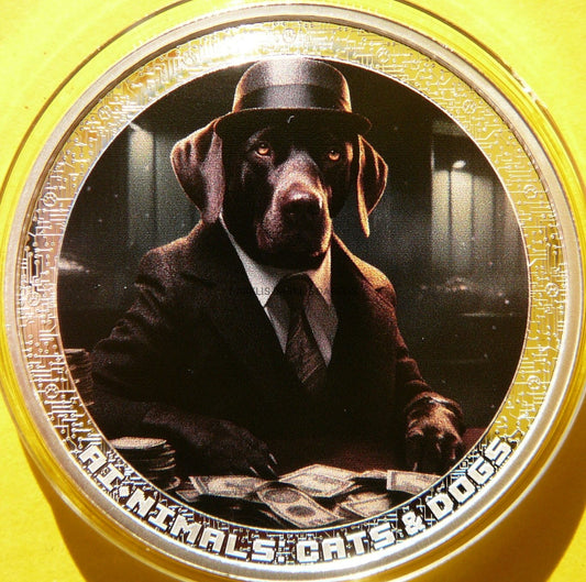 1000 FRANK KAMERUN 2025 ZWIERZĘTA AI PIES BANKIER MAFII
