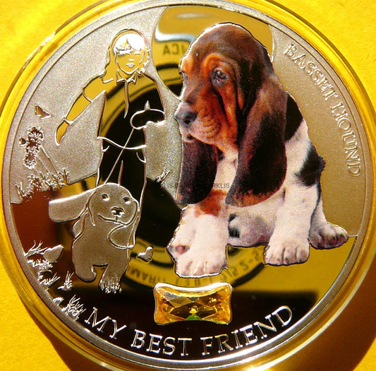 2$ FIJI 2013 PIES BASSET HOUND MÓJ NAJLEPSZY PRZYJACIEL KOLOR