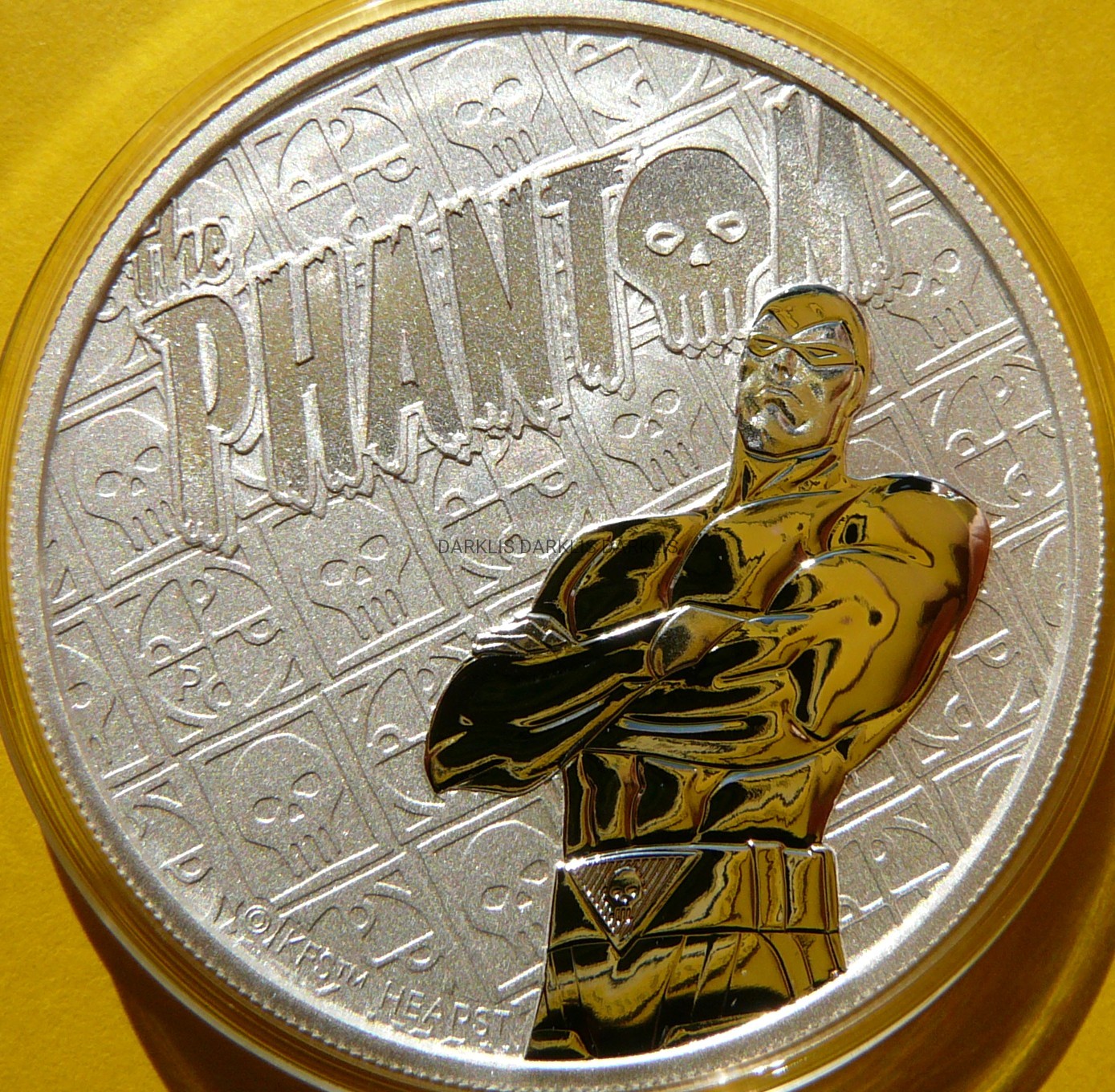 1$ TUVALU 2022 THE PHANTOM UPIÓR POSTAĆ KOMIKS Ag Oz