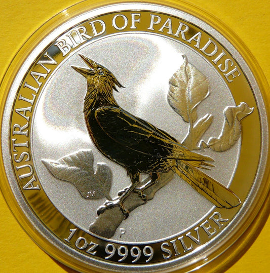 1$ AUSTRALIA 2019 RAJSKI PTAK SREBRO 999 UNCJA UNC