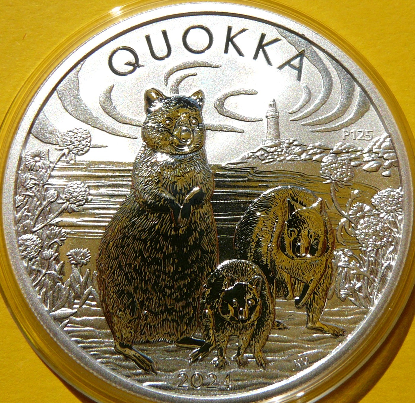 1$ AUSTRALIA 2024 QUOKKA SSAK KANGUROWATY Ag Oz