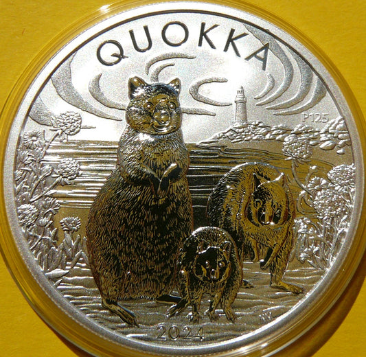 1$ AUSTRALIA 2024 QUOKKA SSAK KANGUROWATY Ag Oz