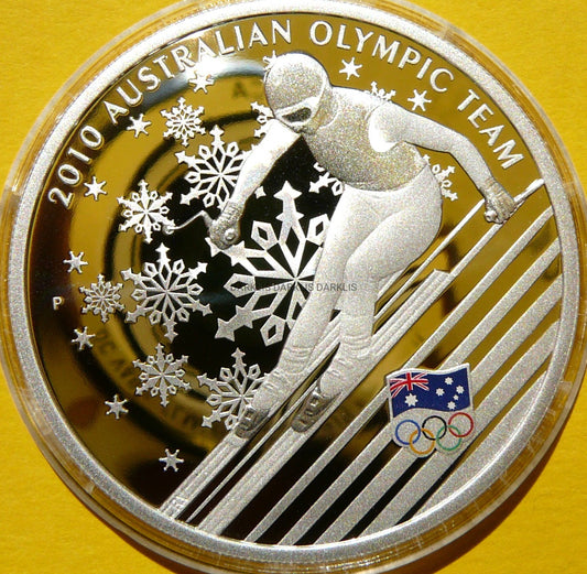 1$ AUSTRALIA 2008 NARCIARSTWO OLIMPIADA VANCOUVER KOLOR
