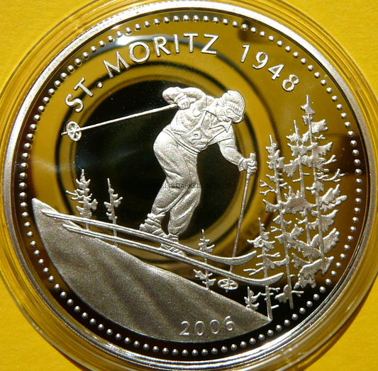 500 TUGRIK MONGOLIA 2006 NARCIARSTWO ST MORITZ RZADKA