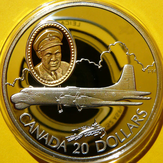 20$ KANADA 1998 SAMOLOT CP-107 ARGUS LOTNICTWO
