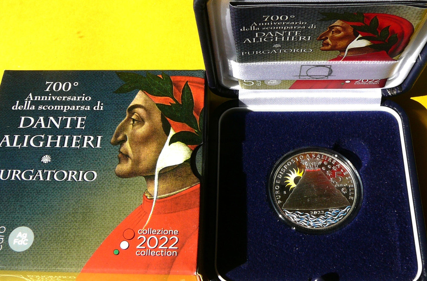 5 EURO WŁOCHY 2022 ROCZNICA ŚMIERCI DANTEGO ALIGHIERI