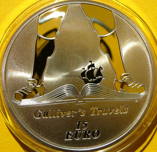 15 EURO IRLANDIA 2017 JONATHAN SWIFT PODRÓŻE GULIWERA