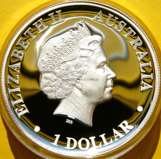 1$ AUSTRALIA 2013 KOALA Ag Oz HIGH RELIEF RZADKA