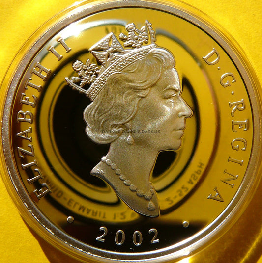 20$ KANADA 2002 ŻAGLOWIEC LAWRENCE HOLOGRAM +CER