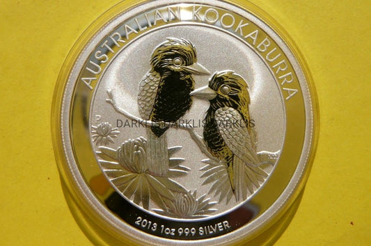 1$ AUSTRALIA 2013 PTAK KOOKABURRA SREBRO 999 UNCJA