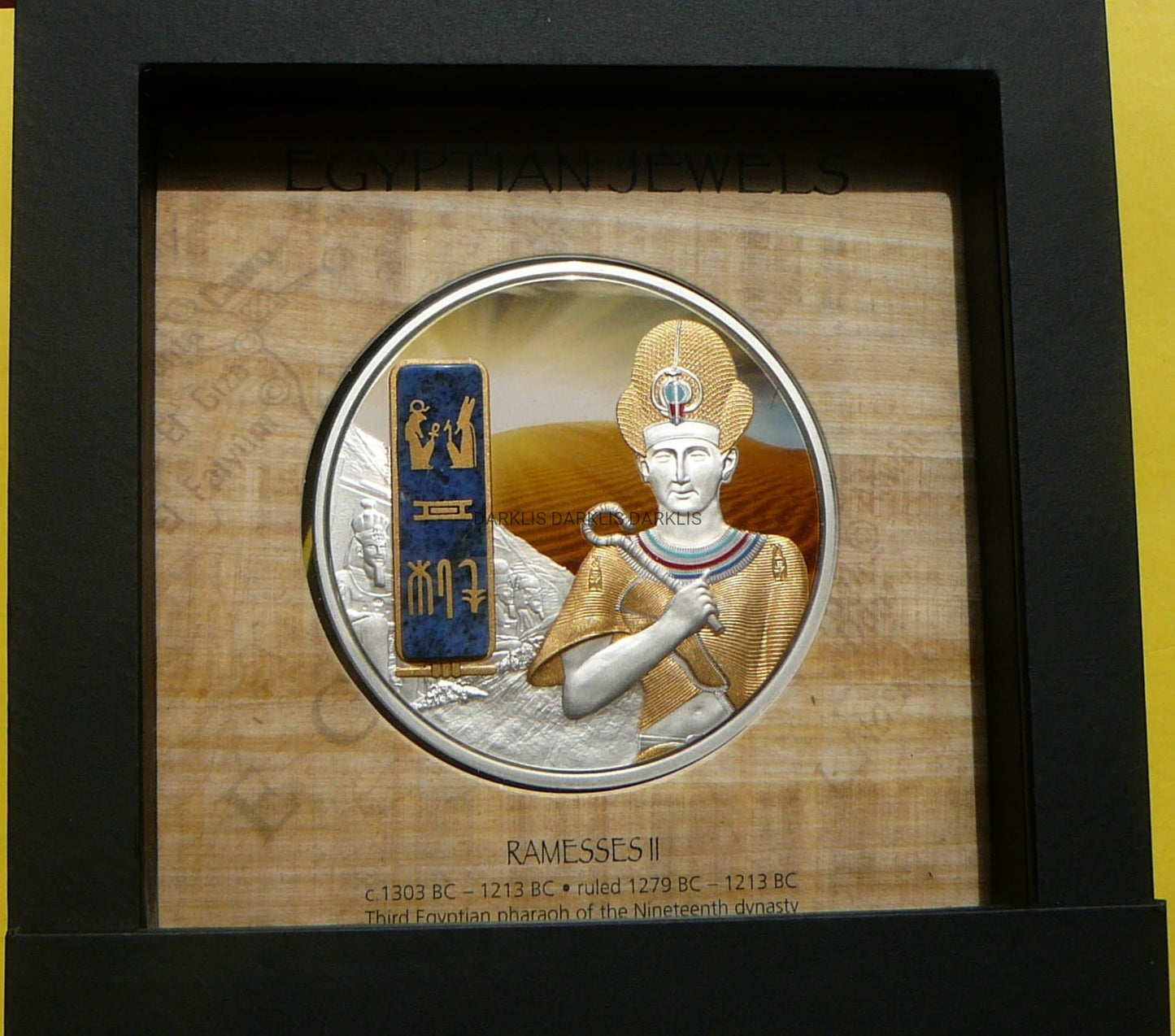 FIJI 50$ 2013 FARAON RAMZES II KLEJNOTY EGIPTU 2Oz