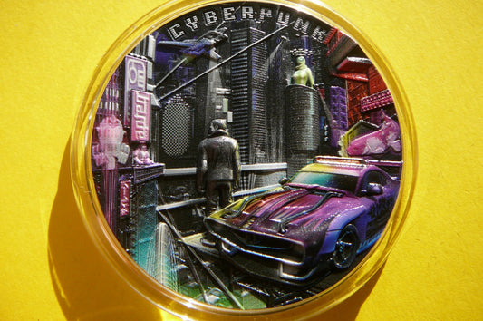 5$ NIUE 2021 CYBERPUNK THE PUNK UNIVERSE Ag 999 2Oz
