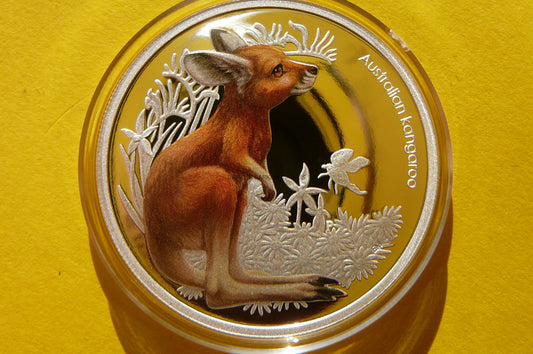 1/2$ AUSTRALIA 2010 - KANGUR BUSH BABIES Ag 999